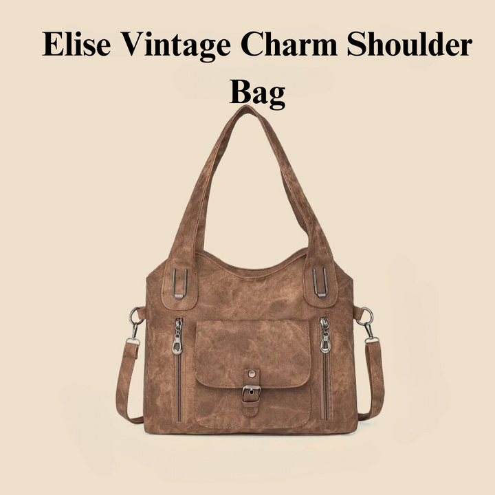 Vintage-Charme Schultertasche Elise