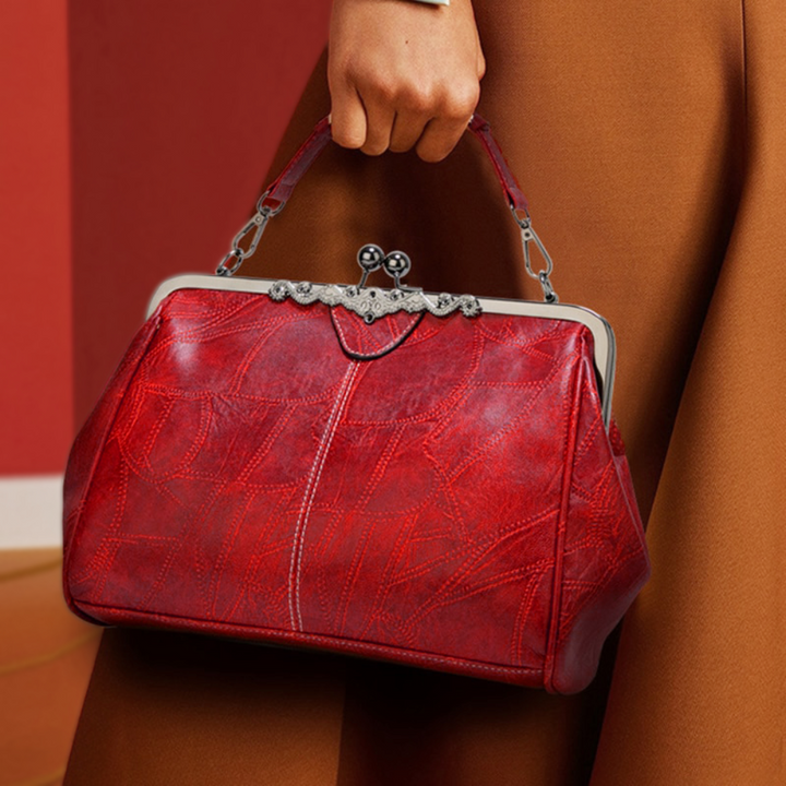 Mila | Vintage-Handtasche mit Klappenverschluss