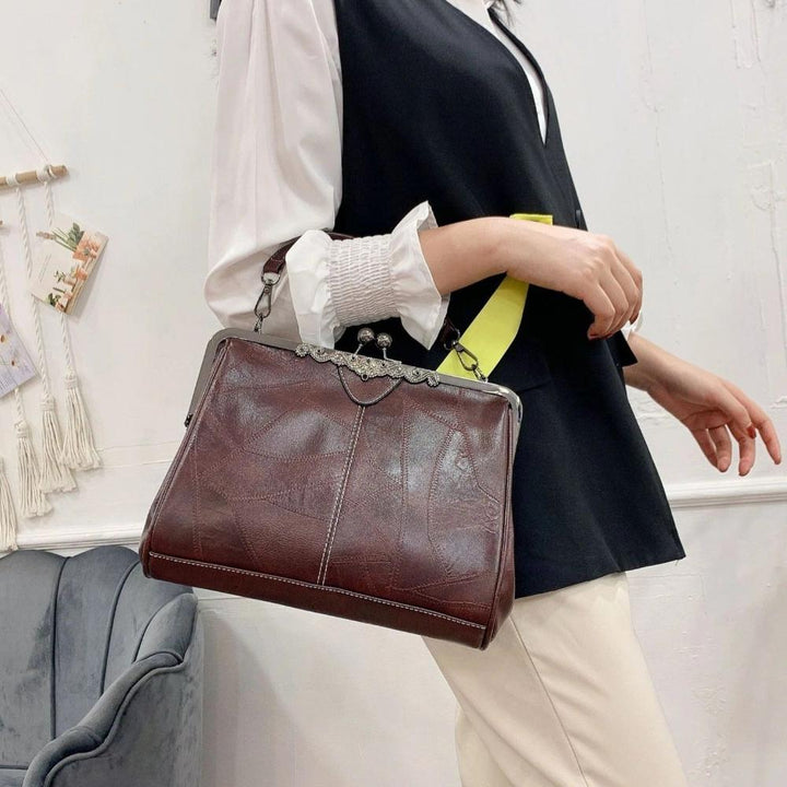 Mila | Vintage-Handtasche mit Klappenverschluss