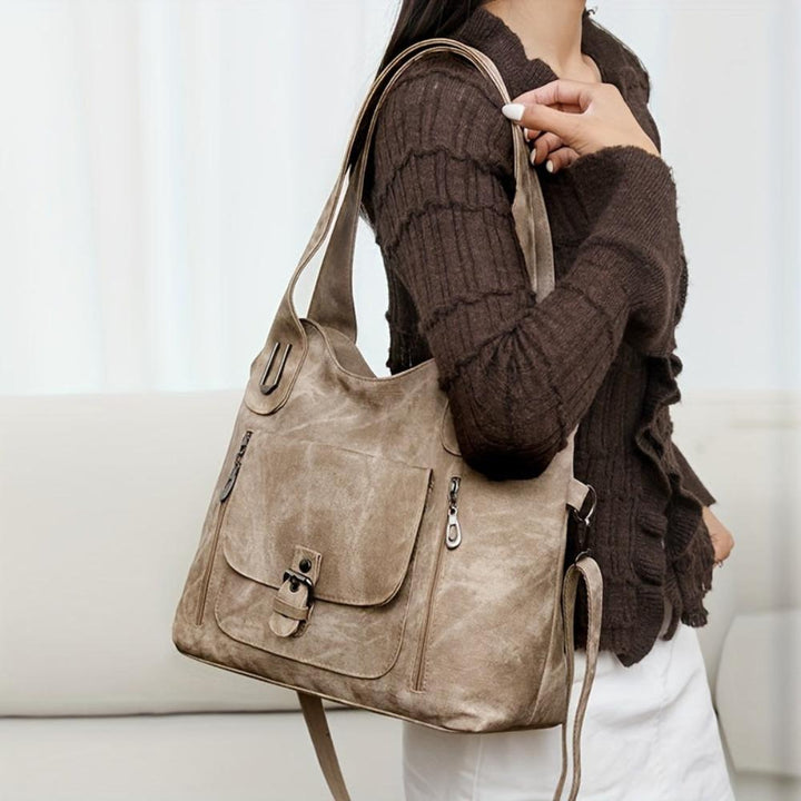 Vintage-Charme Schultertasche Elise